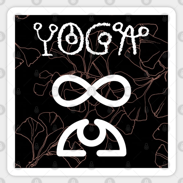 Yoga Sticker by ElenaDanilo